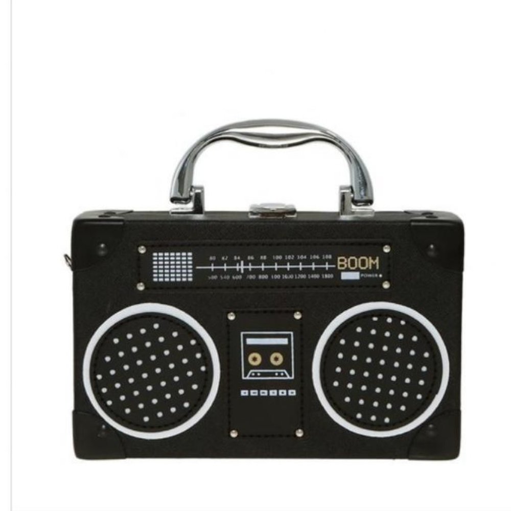 Retro Boom Box Novelty Bag